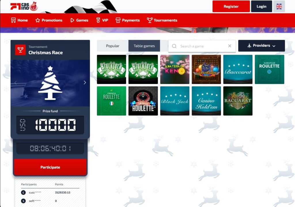 F1 Casino hry