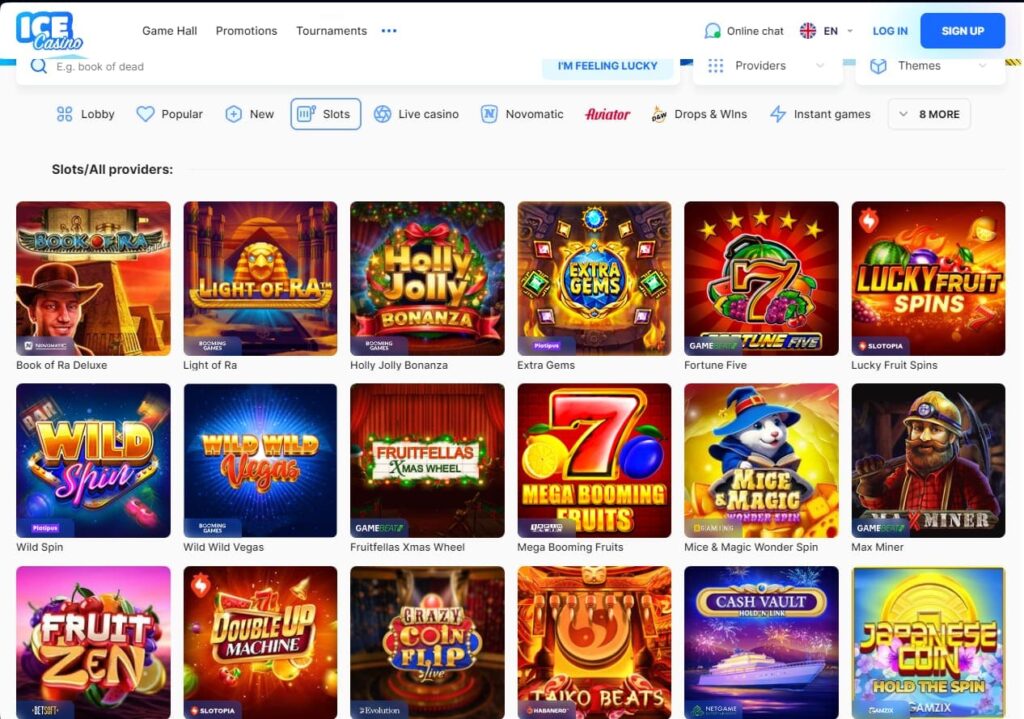 Ice Casino automaty