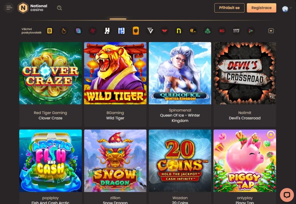 National Casino hry