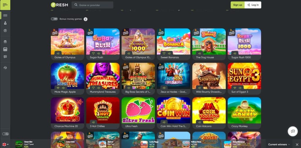 Fresh casino sloty