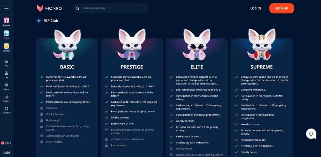 VIP program
