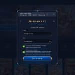 Cazeus casino registrační formulář