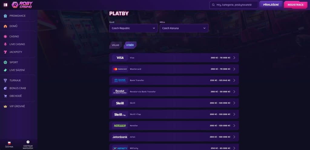 Platební metody