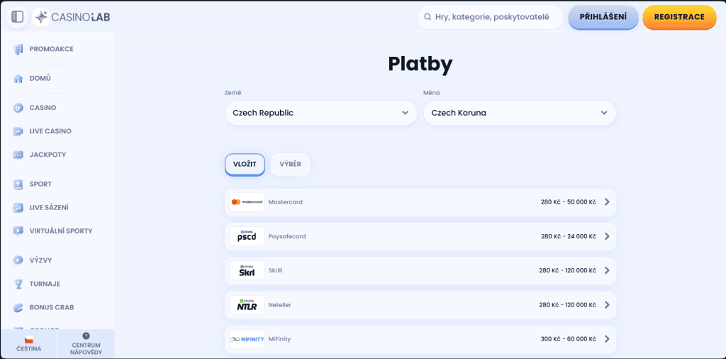 Platební metody