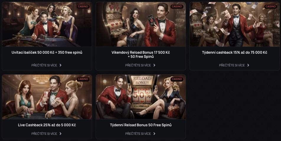 Casinova bonusy