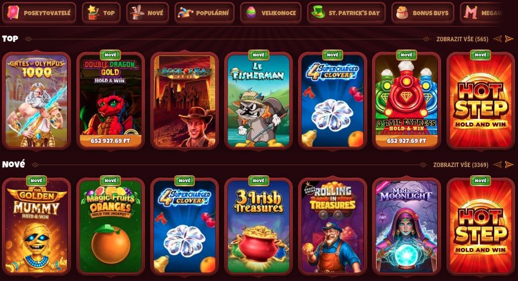 Magius casino hrací automaty